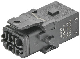 Złącze męskie Han 1A-5+PE-C-f latch 09100053101 Harting 1 szt.