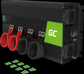 INV20 Inverter, sine, 2000/4000 W, 24 V, earthing contact