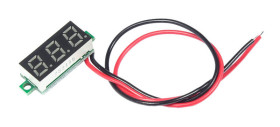 Woltomierz LED 3.5-30VDC 0.28" czerwony