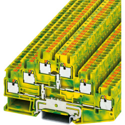 Phoenix Contact 3210525 Push-In Three-level ProtectiveTerminal Green-Yellow