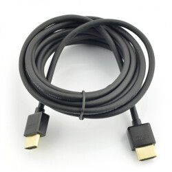 Przewód HDMI 2.0 Black 4K - 3 m