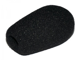Owiewka (gąbka) mikrofonowa średnia czarna