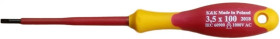 Wkrętak płaski izolowany 1000V 3,5x100 Narzędzia dla elektryka Śrubokręt płaski izolowany 1000V do pracy pod napięciem
