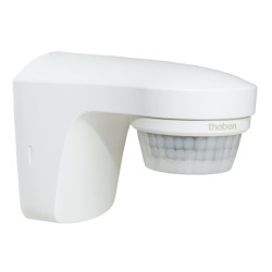 Zewnętrzny ruchomy naścienny czujnik ruchu 180st. IP55 theLuxa S180 biały TH-N TH-1010505