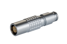 Złącze wielostykowe przemysłowe 6-pinowe Montaż na kablu Gniazdo LEMO