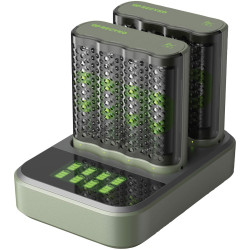 GP RCKCHM452D457 ReCyko M452 Docking station Charger NiMH AAA/AA 8x USB