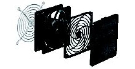 Filter four kratka wylot. lub filtra went.otwór O108mm zewn. 124x124mm IP20 NSYCAF108 /10 szt./