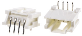 Listwa stykowa PCB 4-pinowe MicroClasp raster: 2 mm Kąt prosty 1-rzędowe Molex Otwór przelotowy250 V W osłonie