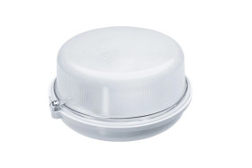 Oprawa SAUNA-7061NC, E27, 100W, biała-bakelit, klosz matowy-szkło, IP54 A2820-M