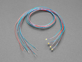 Adafruit Miniature Wired LEDs - 0805 SMT LED - Pink - 5 pack