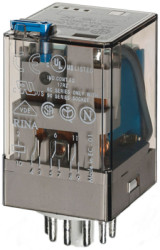 Relay, 3 Form C (NO/NC), 220 V (DC), 37.3 kΩ, 10 A, 400 V (AC), 60.13.9.220.0040