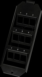 NK4061 Keystone bracket 9 port for floor tank
