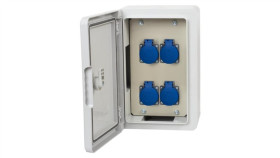 Rozdzielnica Budowlana Rb-200 - Gniazda 4X230v