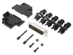 DTPKP-25MSSC D-Sub męskie proste zacisk śrubowy na przewód PIN 25