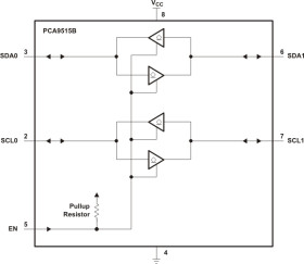 2-bit bidirectional 2.3- to 3.6-V 400-kHz I2C/SMBus buffer