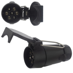 Gniazdo przyczepowe 7-pin 12V plastikowe podwieszane