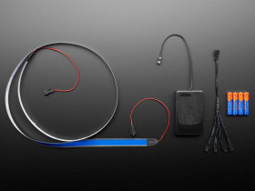 Adafruit Electroluminescent (EL) Tape/Strip Starter Pack - 100cm - Blue