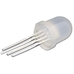 Dioda adresowalna RGB typu PL9823-F8 8mm THT