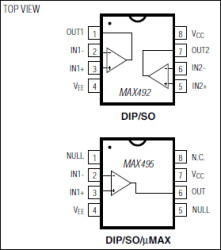 Single/Dual/Quad, Micropower, Single-Supply, Rail-to-Rail Op Amps