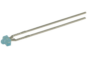 Dioda LED; LL-204BD2A-B4-2B; 1,8mm; niebieski; Światłość: 460÷780mcd; 60°; przezroczysta; 2,6÷3,6V; 20mA; 462nm; przewlekany (TH