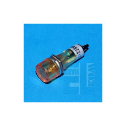 KONTROLKA ŻÓŁTA Z ŻARÓWKĄ 230V Panel 12mm