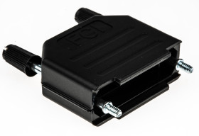 Osłona tylna D-Sub 15 -pinowe Nylon Proste RS PRO Obudowa D-Sub A