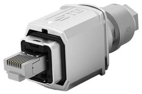 Złącze RJ45 Męski Złącze RJ45 Montaż na kablu Cat6a TE Connectivity, proste 8-żyłowe