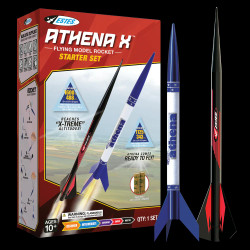 ESTES Athena X Starter Set Rocket-Building Kit, Beginner Flying-Rocket