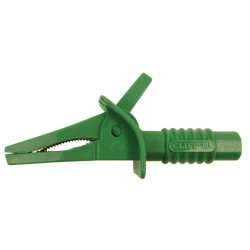 Cliff FCR7942 Crocodile Clip Green 4mm 600V CAT III EN 61010-1 compliant
