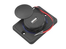 Ładowarka samochodowa USB slim 5V/2.4A do zabudowy
