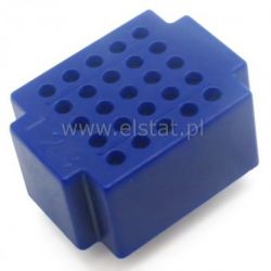 Mini płytka stykowa 25 pól niebieska