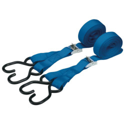 Draper 60963 125kg Ratcheting Tie Down Strap Sets (5.0M x 25mm) (2 Piece)