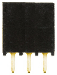 Gniazdo PCB 3 -pinowe raster: 2.54mm typu płytka – płytka Proste Przewlekany