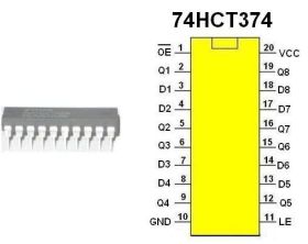 Układ cyfrowy 74HCT374