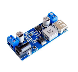 5A DC 9-36V to DC 5V Step-Down Voltage Converter with USB-A Output - XY-3606
