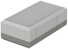 Bopla Elegant EG 1230 F 32123062 Obudowa elektroniki polistyren szaro-biały (ral 7035), Agatowy szary (RAL 7038) 1 szt.