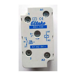 Eltako R91-100-8VAC Relay 8V 8A Manual Operation Switching Indicator