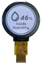 Wyświetlacz monochromatyczny LCD, , Graficzny 128 x 128pikseli, Midas