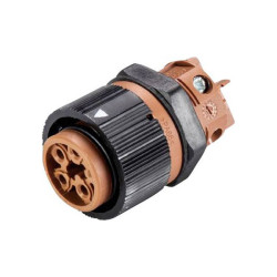 Wieland 46.051.5050.4 RST&#xAE; MINI Bullet Connector 5-Pin Socket Built-In