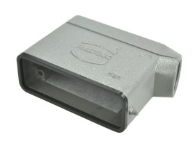 Obudowa złącza; Han A; 09200161541; 16A; metal; kątowe 90°; na przewód; wyjście na dławnicę PG16; do 1 klamry; 1 boczne wyjście