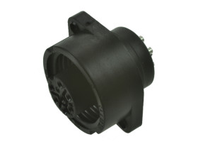 Gniazdo; 932325100; 7 torów; proste; lutowany; 0,75mm2; CA6GD; na panel; 22mm; nylon66; czarny; IP67; 10A; 250V; Hirschmann; RoH