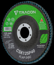 Tarcza szlifierska cyrkonowa P40 125 wydajna