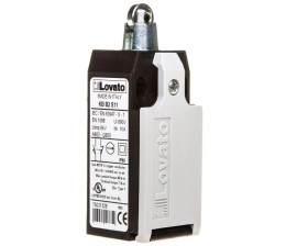 Wyłącznik krańcowy trzpień wciskany z rolką, rolka metalowa, obudowa z tworzywa 1R 1Z zestyki migowe KBB2S11