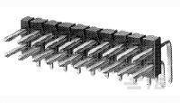 TE Connectivity 5-146308-3 TE AMP AMPMODU Breakaway Headers, 1 szt.
