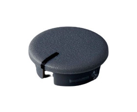 Pokrętło potencjometru Wałek okrągły Szary OKW