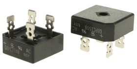 Mostek prostowniczy Jednofazowy 15A 800V Połączenie silikonowe GBPC