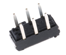 Przełącznik suwakowy, DPDT, montaż PCB, 12V, 200 mA przy 12 V DC, -10 → +60°C, KNITTER-SWITCH