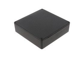 Obudowa Aluminium odlewane szerokość zew. 120 mm długość zew. 120 mm wys. zew. 34 mm Hammond IP54 Czarny