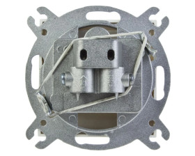 IMPRESJA Gniazdo antenowe RTV-SAT przelotowe ecru GPA-YSP/m/27