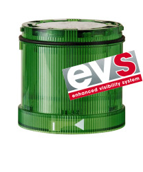 Moduł wieży sygnalizacyjnej Element oświetlenia migającego Werma Zielony 24 V KS71